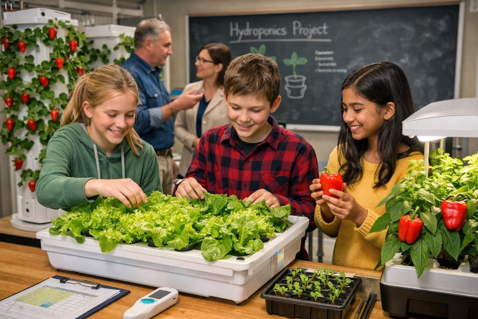 Schools in North Dakota Adopt Hydroponic Gardens, Highlighting a Growing Trend for Prairie Education